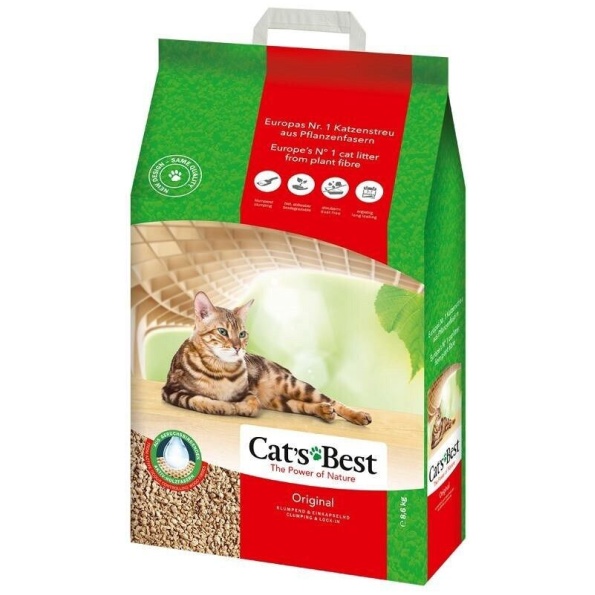 Cat's Best Biodegradable Plant Fiber Clumping Cat Litter 8.6 kg