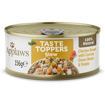 Applaws Taste Toppers Wet Dog Food with Chicken Breast Stew & Vegetables 156 gr