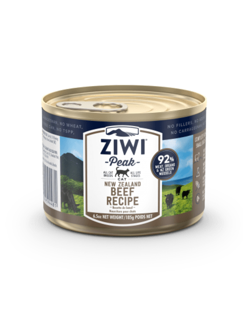 Ziwi Peak Wet Cat Food with Beef 185 gr