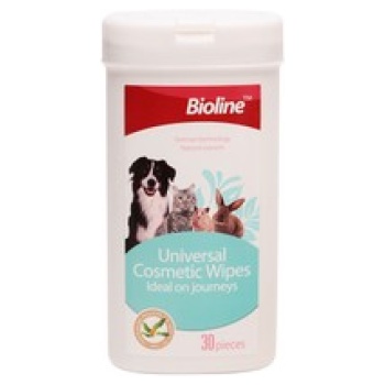 Bioline Universal Cosmetic Pet Wipes 30 pcs