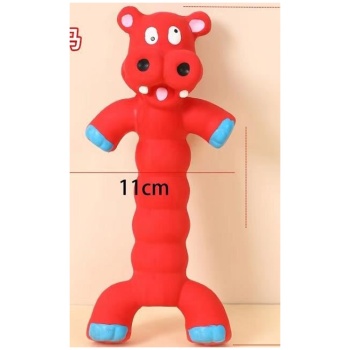 Nunbell Latex long strip hippo - red