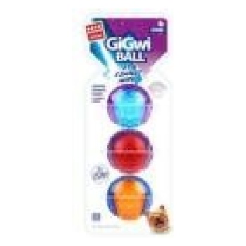 GiGwi Ball' with Squeaker S 3pk