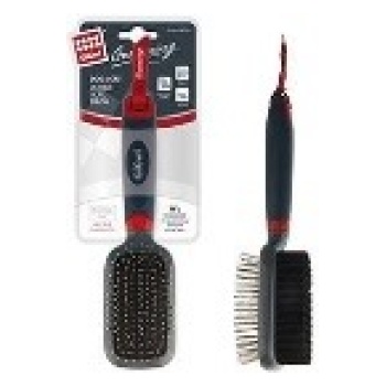 Double Sided Brush Nylon Bristles& pins forDogs and Cats