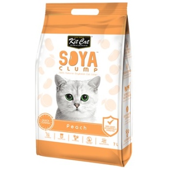 Kit Cat Eco-Friendly Soya Clumping Cat Litter Peach Scent