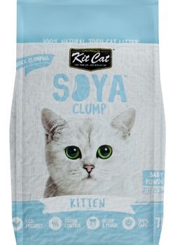 Kit Cat Eco-Friendly Soya Clumping Litter Baby Powder Scent for Kittens