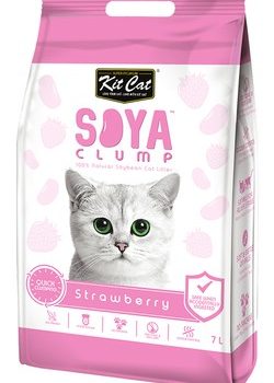 Kit Cat Eco-Friendly Soya Clumping Cat Litter Strawberry Scent