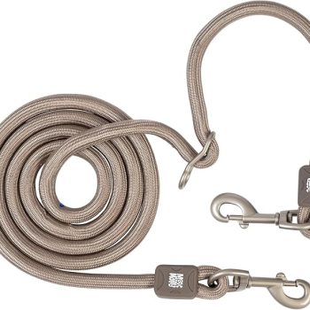 Max and Molly Multi Function leash/L sand 200 cm/78.7 in