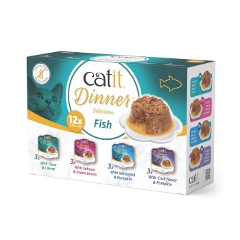 catit fish dinner multipack 12*75 g