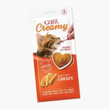 Catit Creamy Lickable Cat Treats with Chicken