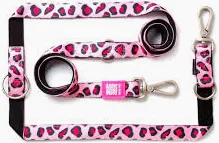 Max and Molly Multi Function leash/L rose 200 cm/78.7 in