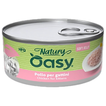 Oasy Wet Cat Natury Soft Jelly - Chicken Kitten 85 gr