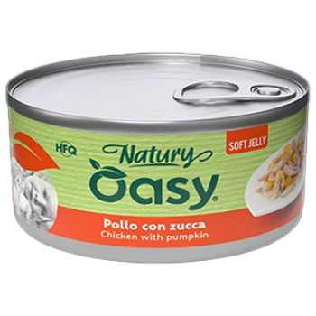 Oasy Wet Cat Natury Soft Jelly - Chicken with Pumpkin 85g