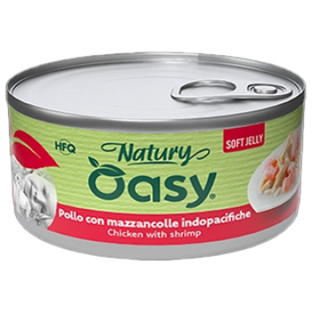Oasy Wet Cat Natury Soft Jelly - Chicken with Shrimp 85g