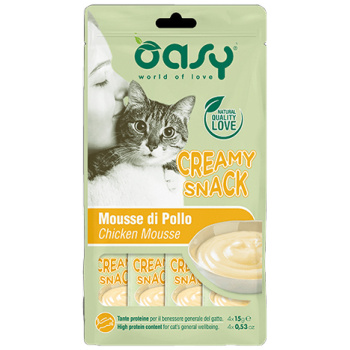 Oasy Creamy Snack Chicken Cat Treat, 4x15g
