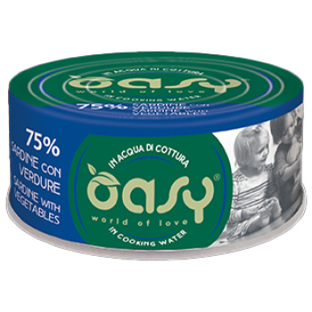 Oasy Cat More Love Sardine with Vegetables, 70g