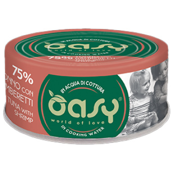 Oasy Wet Food in MORE LOVE Tuna With Shrimp 70g