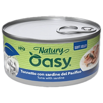 Oasy Wet Cat Natury Soft Jelly - Tuna with Sardine 85g