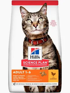Hill's Science Plan Dry Food with Chicken for Adult Cats (1-6 Years) 300 gr