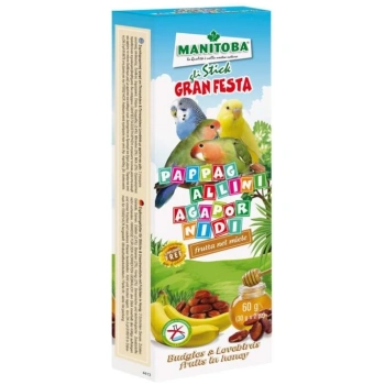 Manitoba Gran festa Papagallini Agapore stick 60 g