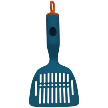 Pet litter scoop with poop bag