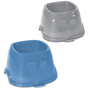 Stefanplast Gray 700ml Plastic Pet Food Bowl 1 pcs