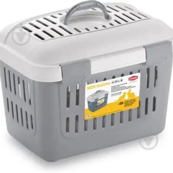 Stefanplast  Midi Gulliver white & grey (45*33*33h)1 pcs