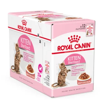 Royal Canin Kitten Sterilised in Gravy Wet Food(12* 85G)