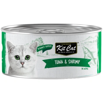 Kit Cat Deboned Tuna & Shrimp in Aspic Toppers