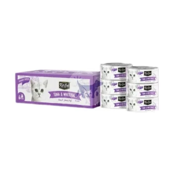 Kit Cat Wet Cat Food with Tuna & Whitebait in Aspic 6 x 50 gr