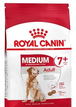 Royal Canin Dry Food for Medium Breed Adult Dogs (7+ Years & 11-25kg)